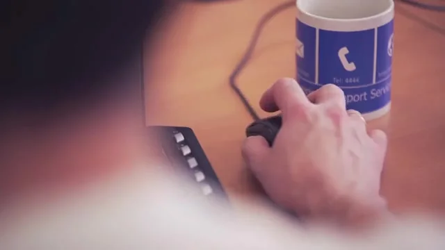 Development work at a computer
